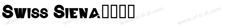 Swiss Siena字体转换